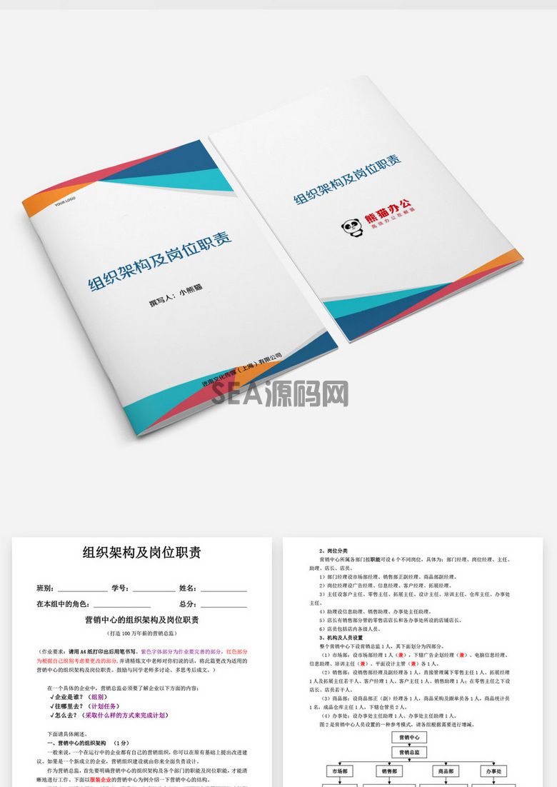 组织架构及岗位职责word文档(图2)