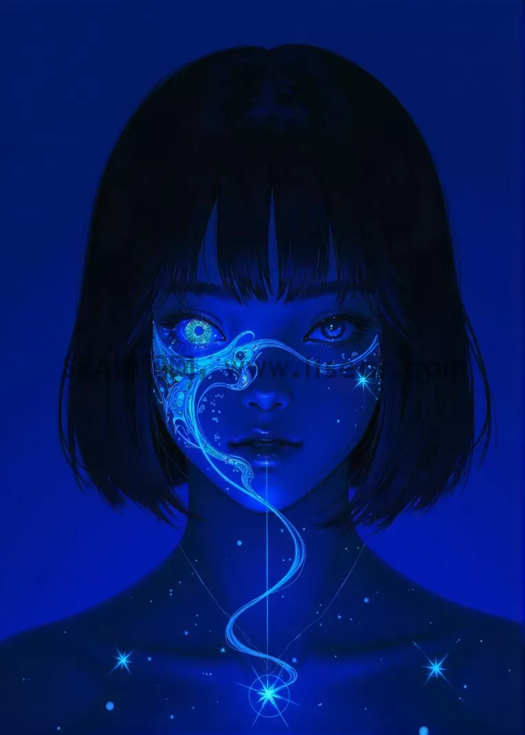 唯美艺术风格精致头像插画(图2)