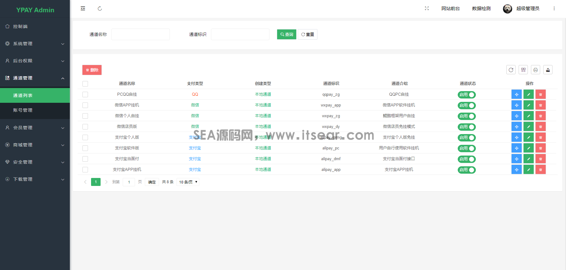 最新源支付系统源码 V7版全开源 免授权 附搭建教程(图6)