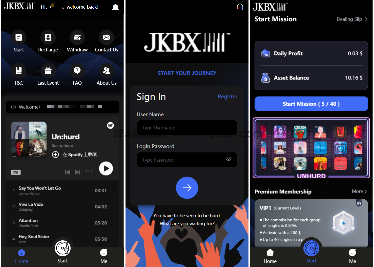 JKBX海外音乐抢单系统源码 Thinkphp框架 附教程(图1)